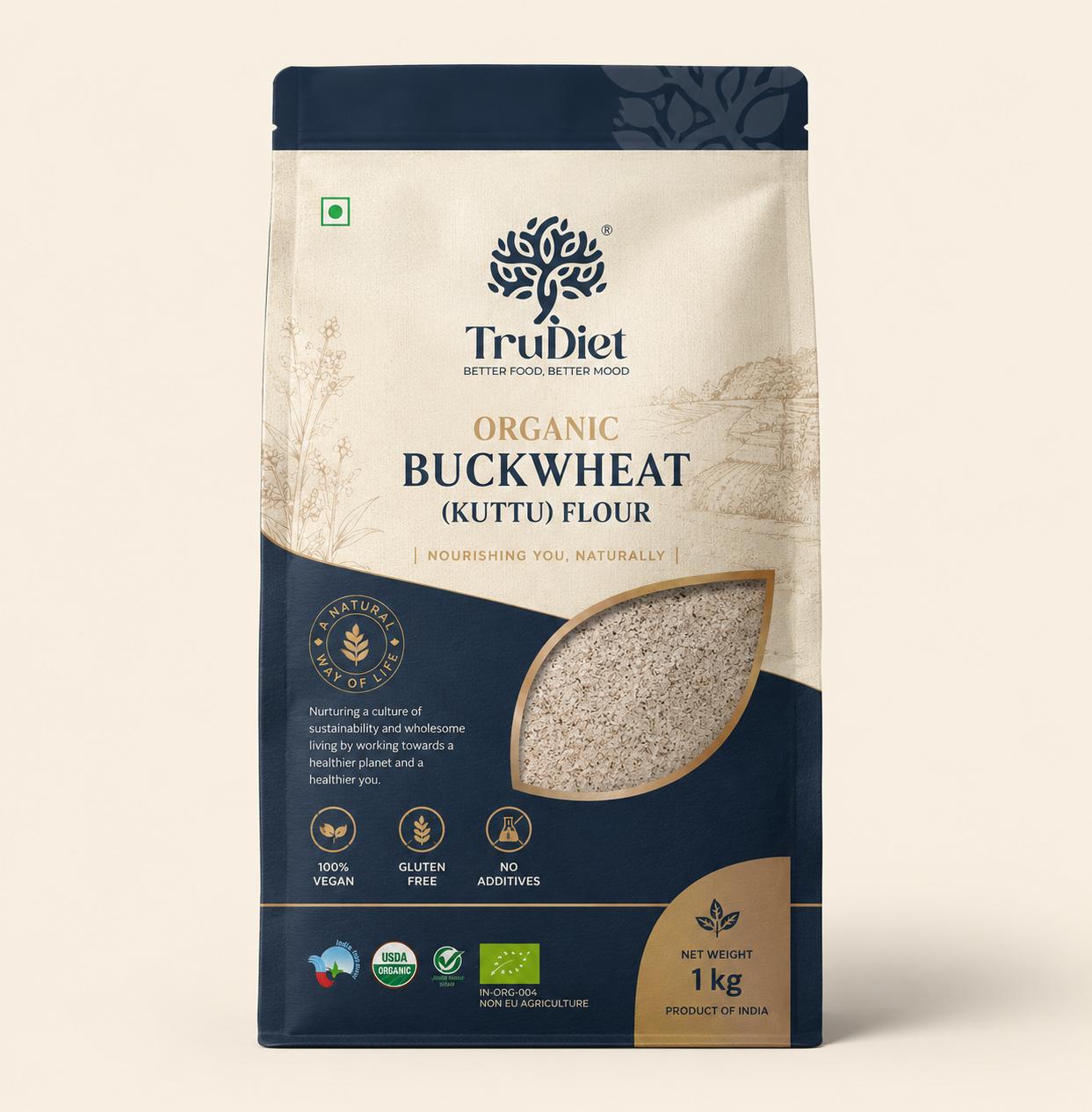 TruDiet Organic Buckwheat (Kuttu) Flour